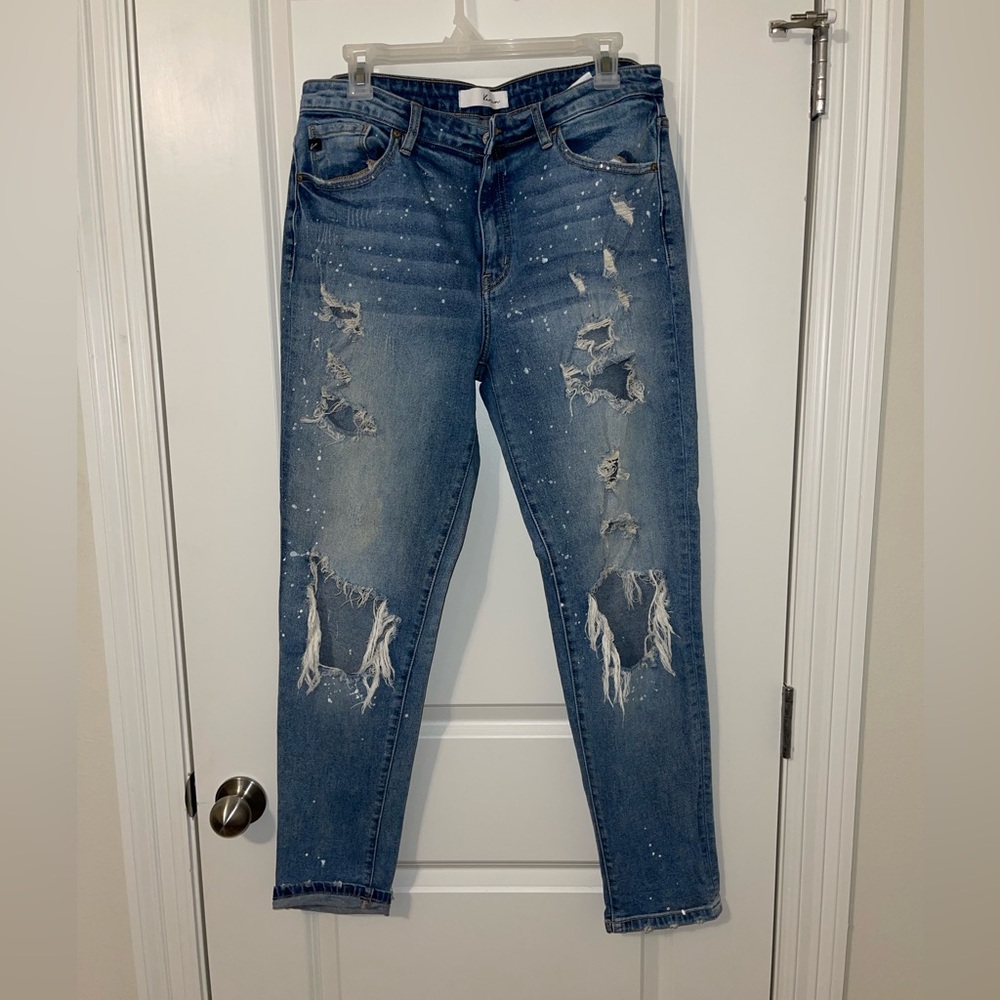 Kancan Paint Splatter Jeans